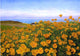 Johanne Louise Frimodt A Field of Buttercups by the Coast Wall Decal