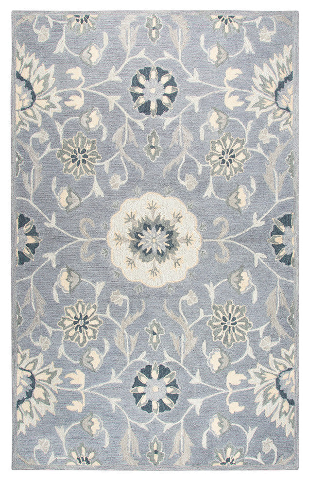 Rizzy Home RS915A Resonant Transitional Area Rug 9'x12' Gray
