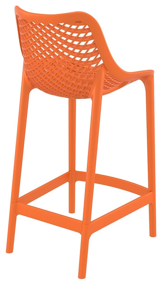 Compamia Air Counter Stools, Set of 2, Orange