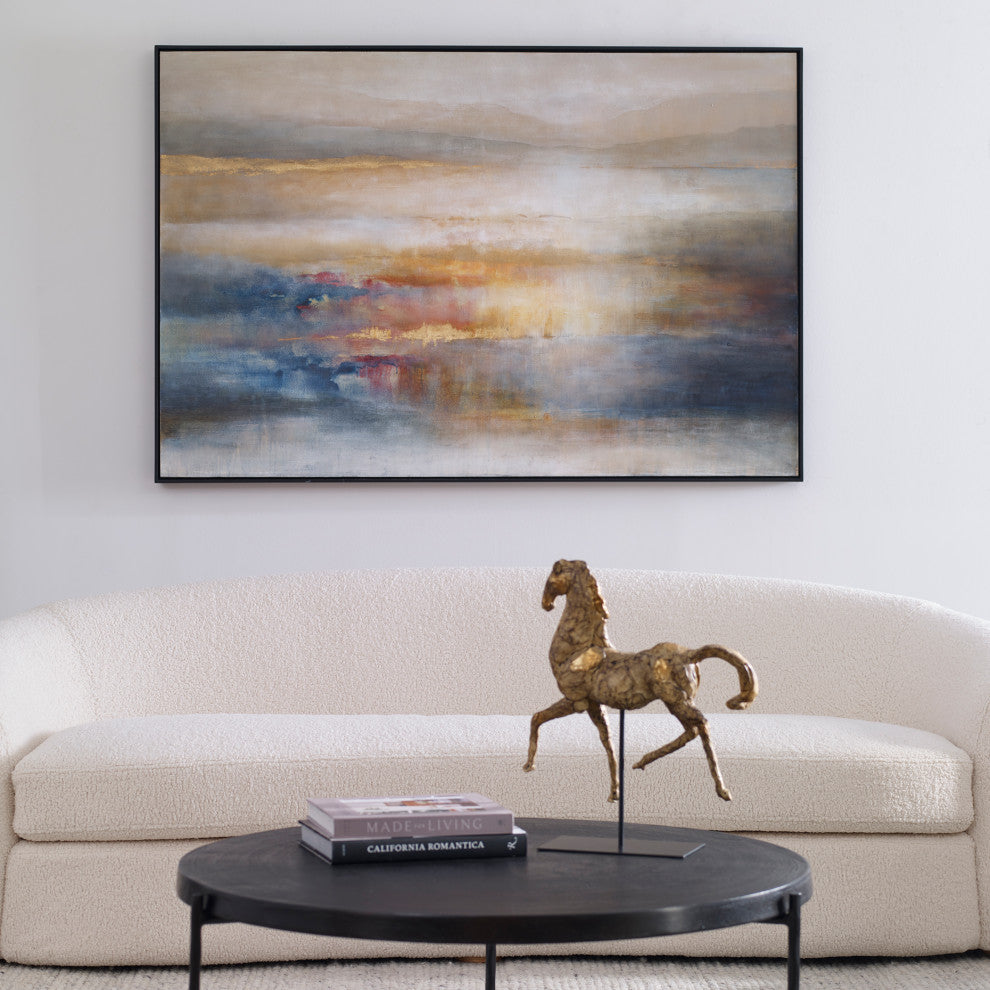 Uttermost 32286 Seafaring Dusk Hand Painted Abstract Art