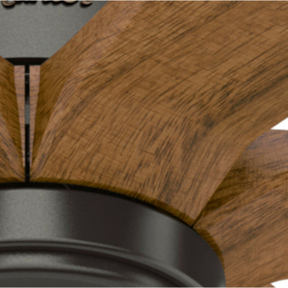 Hunter 58" Rhinebeck Noble Bronze Ceiling Fan With Wall Control