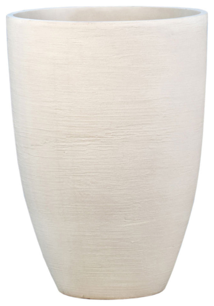 White Composite Planter Pot Large