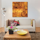 "De Oro" by Brent Nelson, Canvas Print, 26"x26"