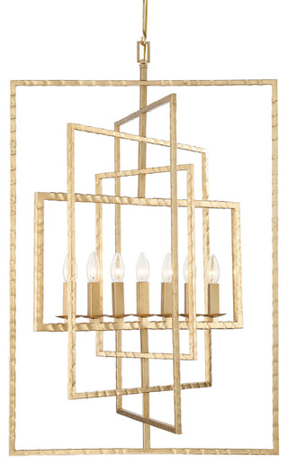 Crystorama Lighting Group 339 Capri 7 Light 24"W Wrought Iron - Antique Gold