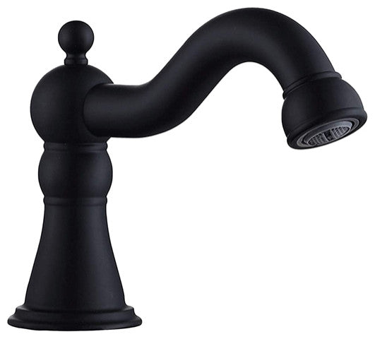 BathSelect Deck Mount Commercial Matte Automatic Sensor Faucet Black