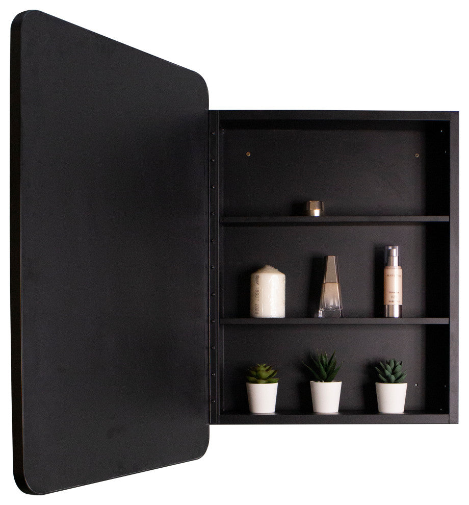 Aurora Rectangular Frame Medicine Cabinet, 20Ã—28Inch