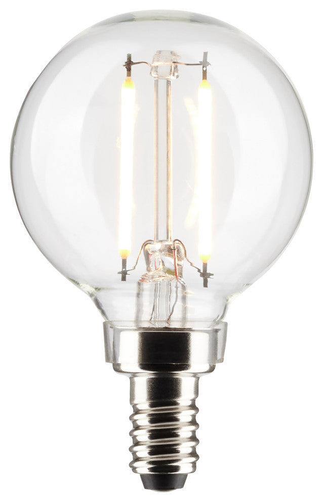 3W G16.5 LED, Clear, Candelabra Base, 90 CRI, 4000K, 120V