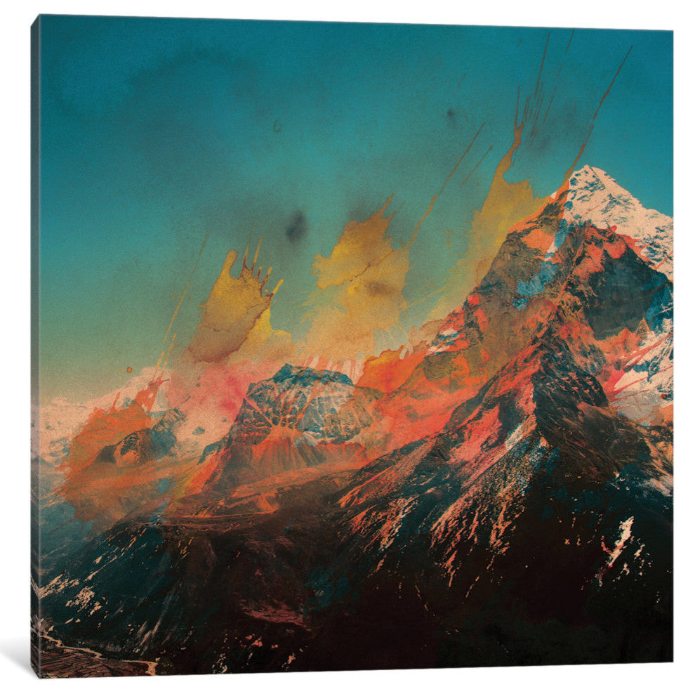 "Mountain Splash" by Andreas Lie, 26x26x1.5