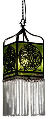 Meyda Lighting 505520 7" Square Celtic Knot Mini Pendant