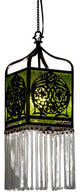 Meyda Lighting 505520 7" Square Celtic Knot Mini Pendant