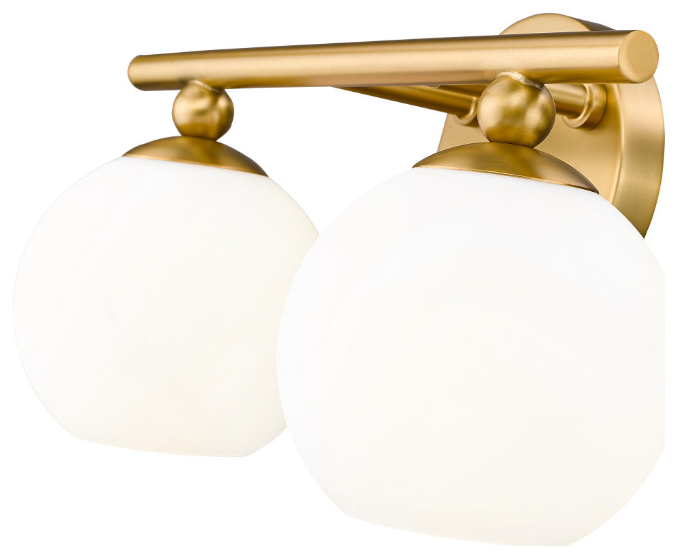 Z-LITE 2-Light Vanity, Modern Gold