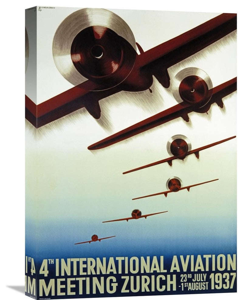 4Th Meeting Aeronautique International, 16"X22"