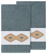 Gianna 2 Piece Embellished Bath Towel Set