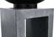 Astella Midas Fire Pedestal, Gray Cement