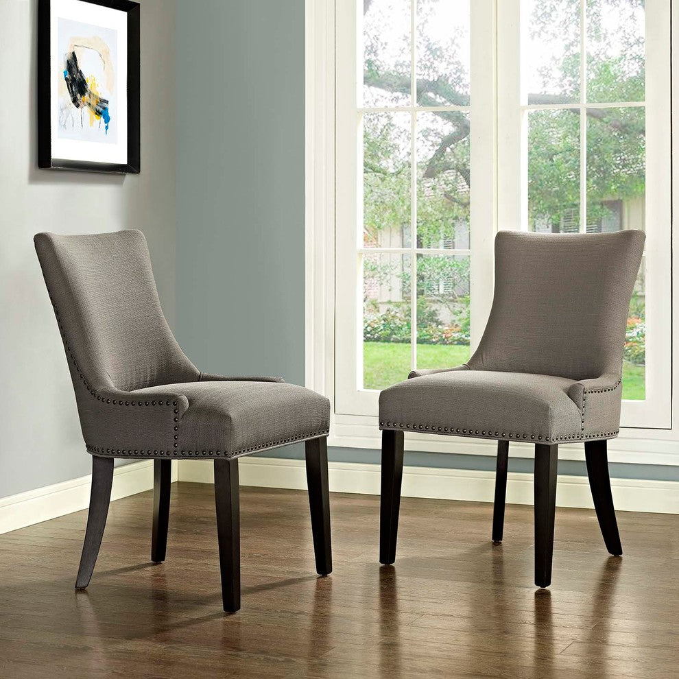 Marquis Dining Side Chair Set of 2, Granite