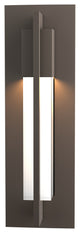 Axis Small Outdoor Sconce, Coastal Dark Smoke Finish - Clear Glass