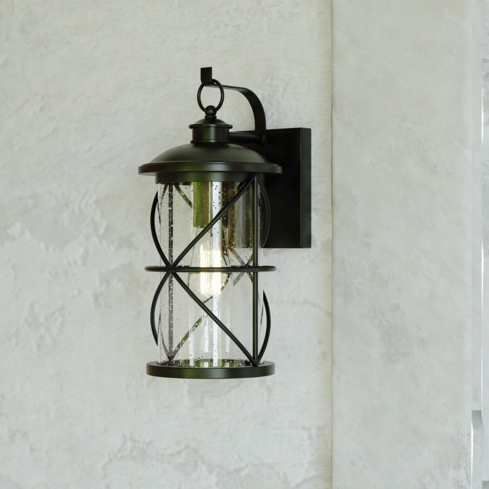 Adams 5.5" Outdoor Wall Light Black