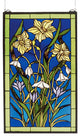 15W X 25H Spring Bouquet Stained Glass Window