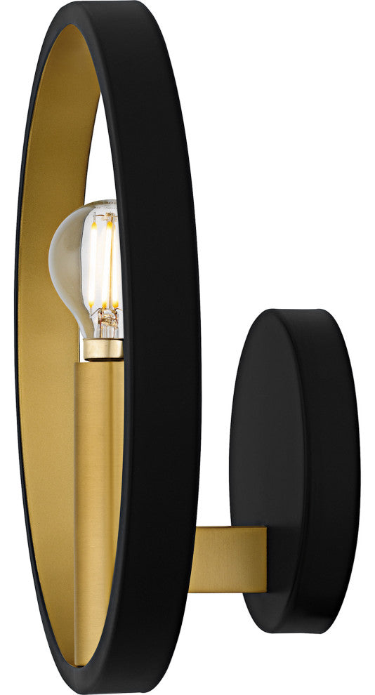 Quoizel WID8810 Winsland 10" Tall Wall Sconce - Matte Black