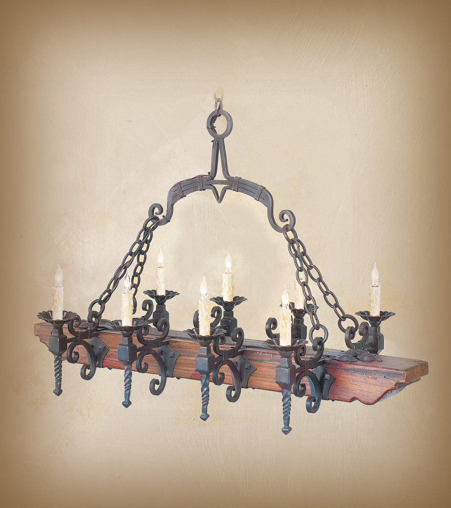 Dolores Wrought Iron Chandelier