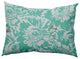 Big Flowers Decorative Throw Pillow, Spring Green, 14"x20"