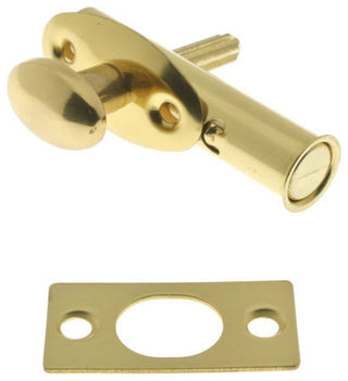 Genuine Solid Brass Mortise Door Bolt, Polished Brass