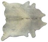 KOBE COWHIDE RUG Aprox  5' x 7' NATURAL & LIGHT GREY