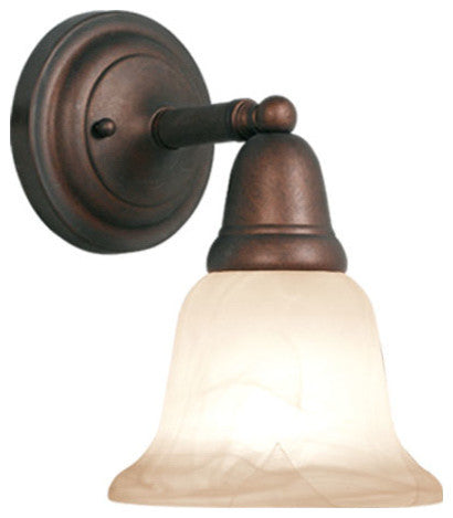 Hudson Glen Wall Sconce, Marbled Bronze