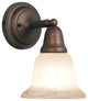 Hudson Glen Wall Sconce, Marbled Bronze