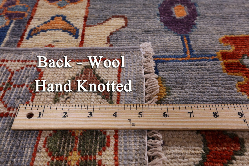 9' 9" X 13' 5" Turkish Oushak Hand Knotted Wool Rug - Q12405