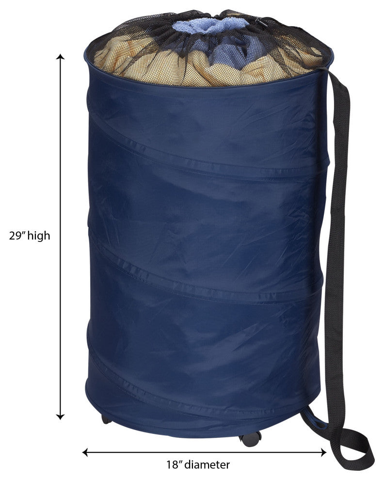 Rolling Pop Up Hamper
