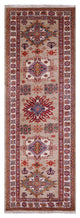 2' 10" X 7' 10" Geometric Super Kazak Handmade Runner Rug Q11236