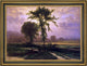 George Inness Country Road Framed Premium Canvas Print, 16"x24"