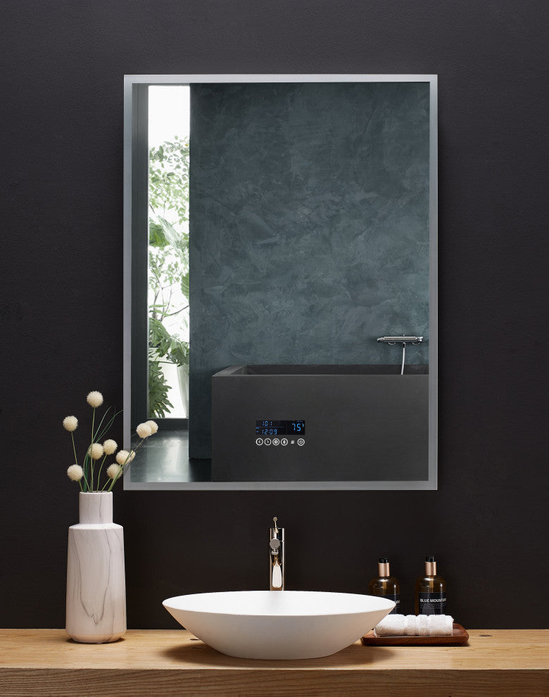 Immersion LED Frameless Mirror, 30"
