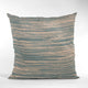 Plutus Blue Shower Stripe Luxury Throw Pillow, 20"x30"