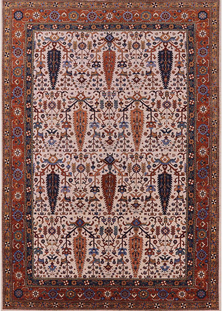 Ahgly Company Indoor Rectangle Mid-Century Modern Area Rugs, 4' x 6'