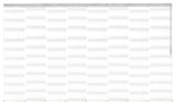 Blanched White 8-Panel Track Extendable Vertical Blinds 130-175"W