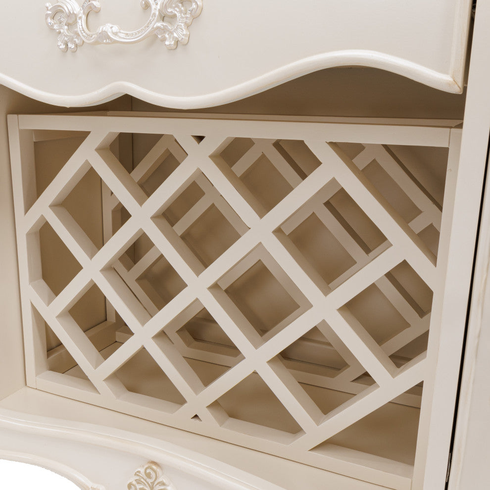 Lavelle Sideboard with Mirror - Classic Pearl