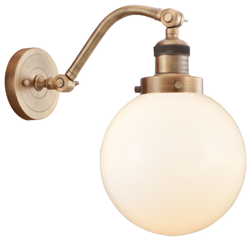 INNOVATIONS LIGHTING 515-1W-BB-G201-8 Large Beacon 1 Light Sconce