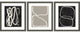 Naive Lines II Artwork, 3-Piece Set