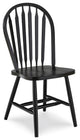 Windsor Arrow Back Chair in Black