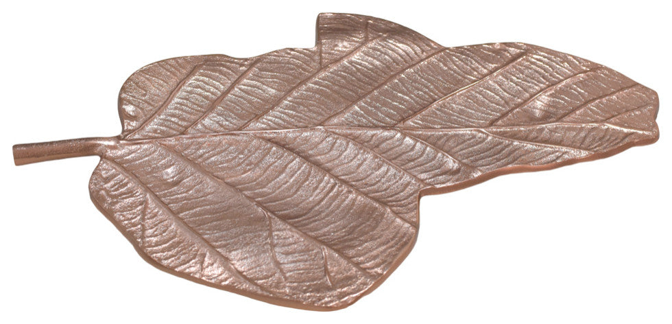 Handmade Decorative Aluminium Tray, Bronze Color Coated