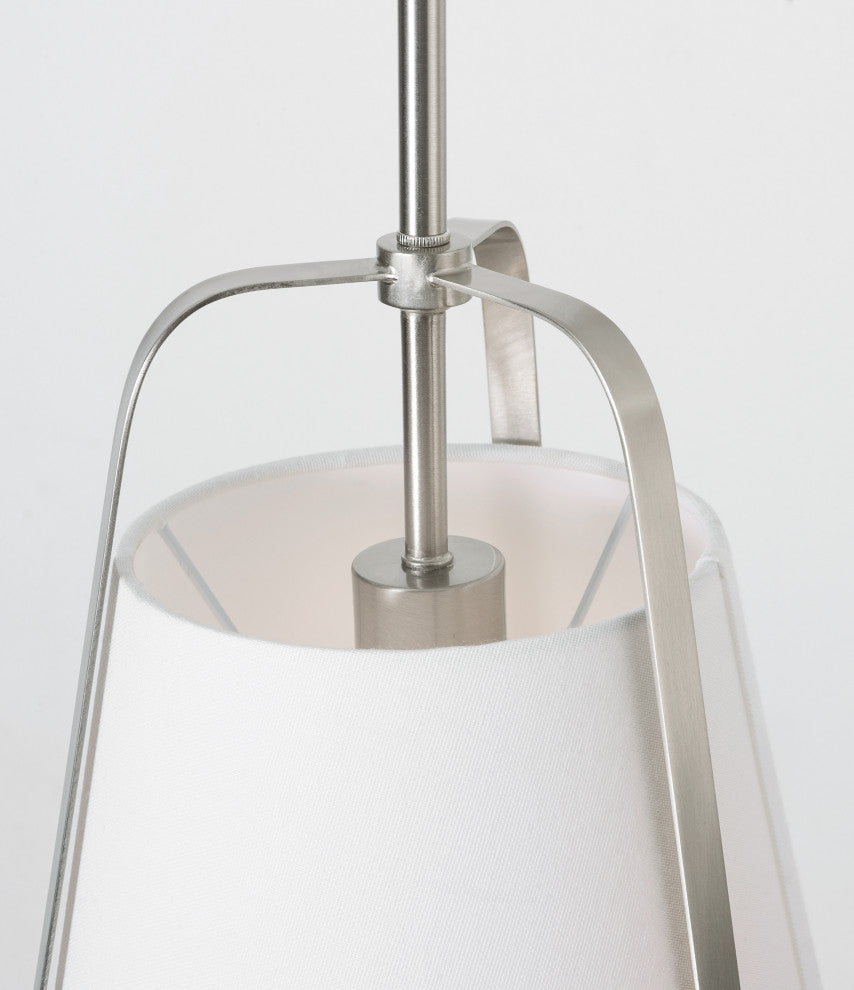 Lizzette Light, Satin Nickel, 10, Med Base Pendant