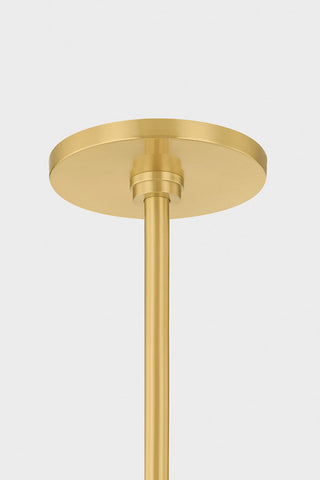 Hudson Valley Lighting Harpswell Chandelier, Aged Brass