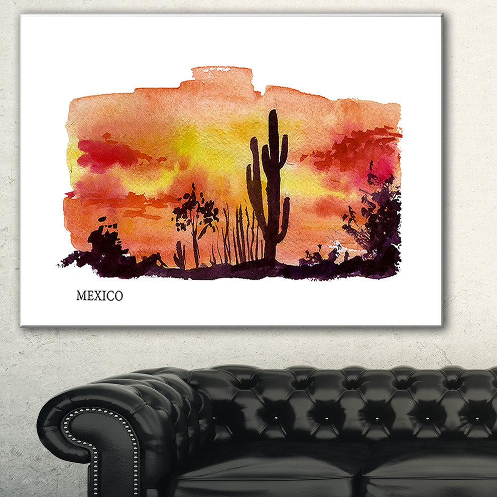 "Mexico Vector Illustration" Canvas Print
