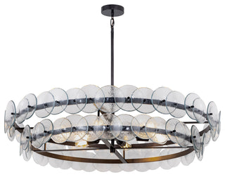 Maxim 21824 Loren 6 Light 42"W Drum Chandelier - Gunmetal