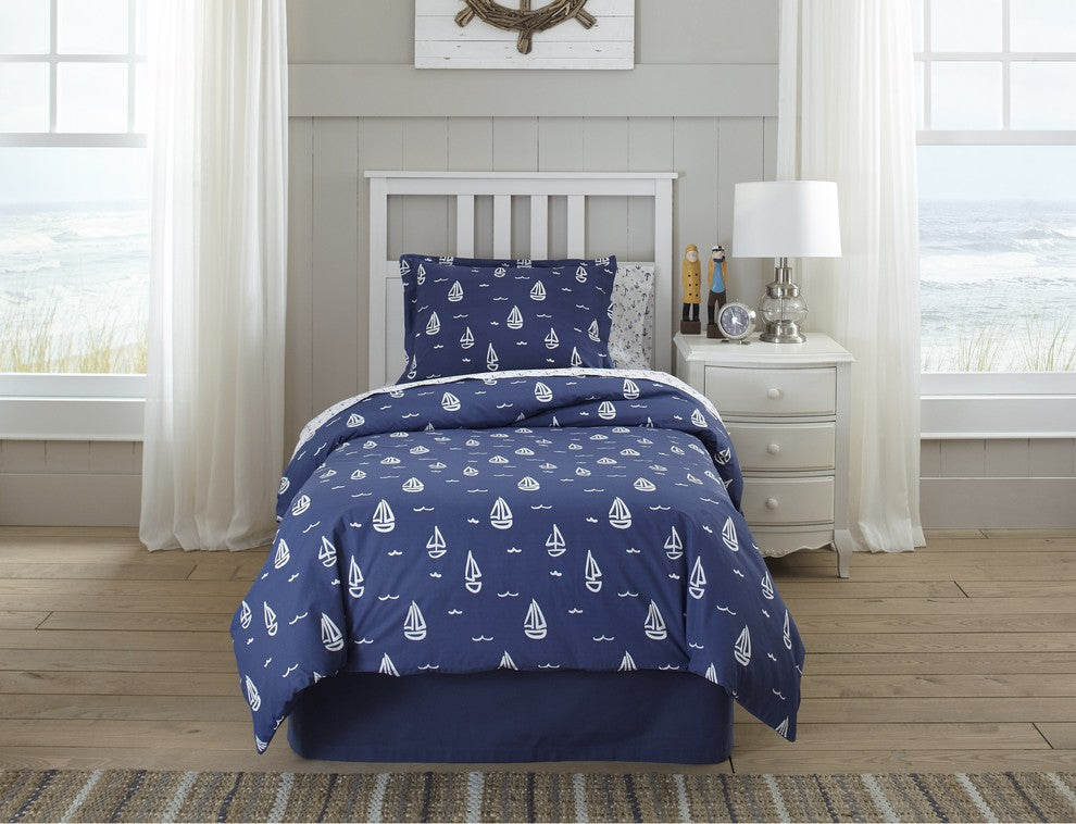 Away At Sea Collection Away At Sea, Queen, Comforter Set