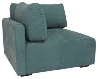 Cayo Leather Corner Sectional, Finish: Ebony, Leather: Cream