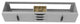CastelloUSA Alpine 84" Wall Mounted Vanity, Base Only, Gray, Black Handles