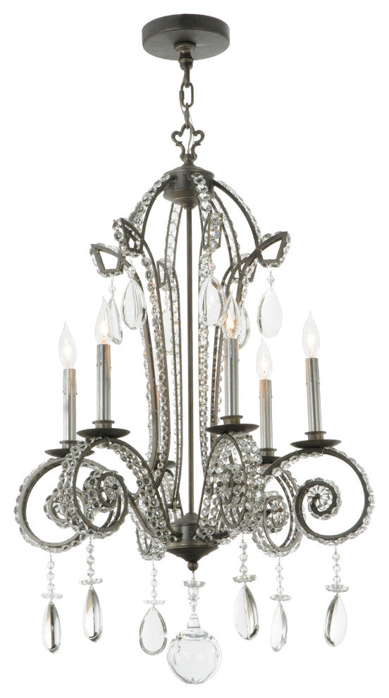 24W Lucerne 6 LT Chandelier